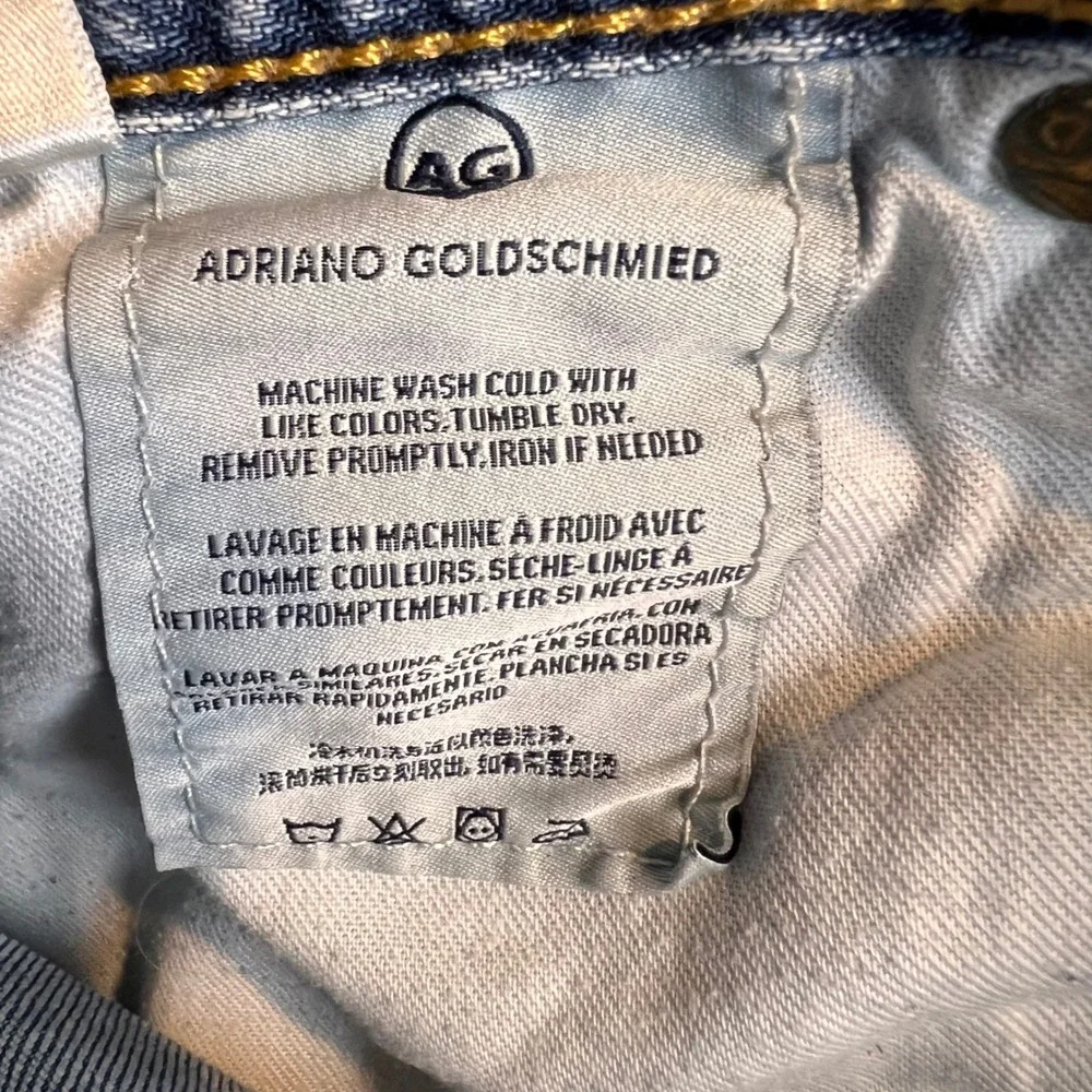 AG Adriano Goldschmied AG-ed Denim Straight Jeans Blue 1174CAL-10Y-TBS 31x28